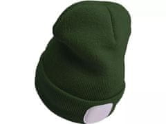 Extol Light Šešir s naglavnom lampom 4x45lm, punjiv, USB, zelen, univerzalna veličina