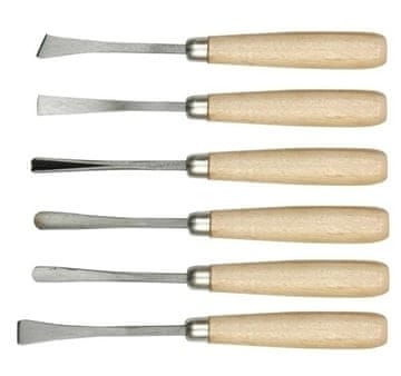 Vorel Set od 6 drvenih dlijeta za rezbarenje 160 mm