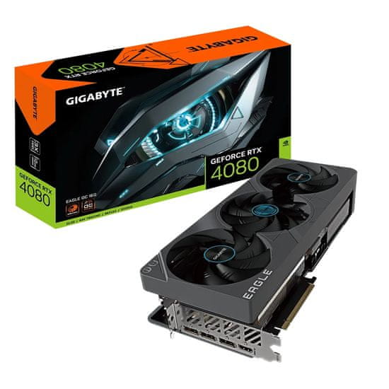 Gigabyte GeForce RTX 4080 Eagle OC grafička kartica, 16 GB GDDR6X (GV-N4080EAGLE OC-16GD)