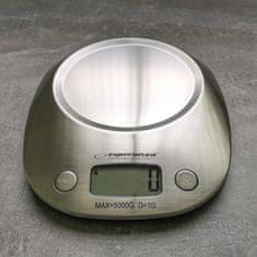 Esperanza Lcd vaga od nehrđajućeg čelika s zdjelom do 5 kg