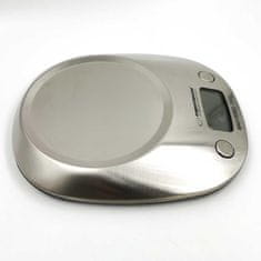Esperanza Lcd vaga od nehrđajućeg čelika s zdjelom do 5 kg