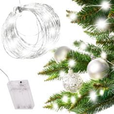 Ikonka Aga LED Dekorativna Žica 10m 100LED Hladno bijela