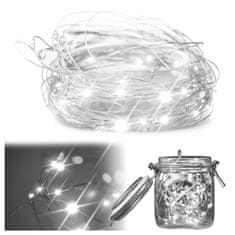 Ikonka Aga LED Dekorativna Žica 10m 100LED Hladno bijela