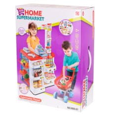 Ikonka Aga Dječji supermarket s kolicima i priborom