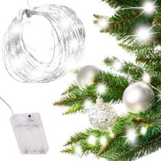 Ikonka Aga LED Dekorativna Žica 5m 50kom Hladno bijela