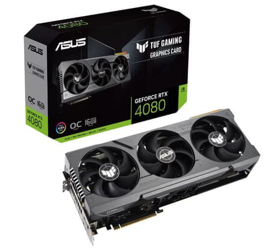 ASUS TUF Gaming GeForce RTX 4080 grafička kartica, 16 GB GDDR6X (TUF-RTX4080-O16G-GAMING)