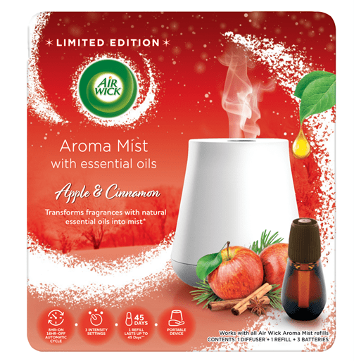 Air wick Difuzor + punjenje, topli miris cimeta i jabuke