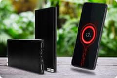 Verk USB 2x powerbank 20000mAh + LED lampa SLIM crna