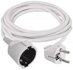 EMOS produžni kabel 3 m, 1 utičnica, bijela (P0123R)