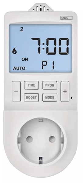 termostat s utičnicom s funkcijom digitalnog timera 2u1, Schuko (P5660SH)