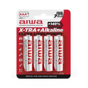 Aiwa baterija X-TRA+Alkaline, 4 x AA (AB-AALR6/4)