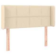 Vidaxl LED uzglavlje krem 103x16x78/88 cm od tkanine