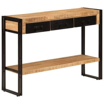 Vidaxl Konzolni stolić 110x30x76 cm Masivno drvo manga