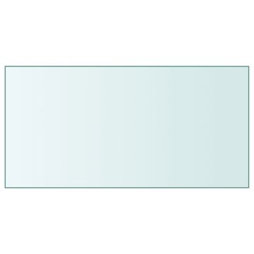 Vidaxl Prozirna stolna ploča 50 x 100 cm od kaljenog stakla