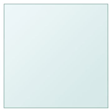 Vidaxl Prozirna stolna ploča 50 x 50 cm od kaljenog stakla