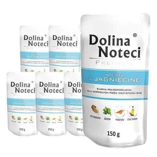 DOLINA NOTECI Premium mokra hrana za pse, janjetina, 10 x 500 g