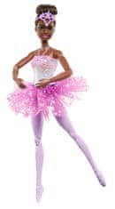 Mattel Barbie osvijetljena čarobna balerina s ružičastom suknjom HLC26