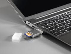 Hama čitač kartica, USB 3.0, alu (124024)