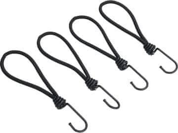 Extol Premium Stezne gumene trake 8861110 kratke lateks uloške 4 kom, 18 cm x O 6 mm, lateks