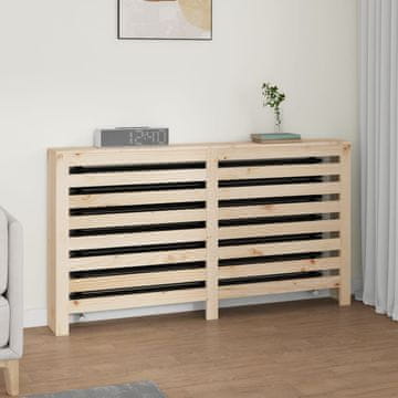Vidaxl Poklopac za radijator 153x19x84 cm Masivno borovo drvo