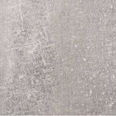 Vidaxl Ormarić za cipele boja betona 59x17x150 cm konstruirano drvo