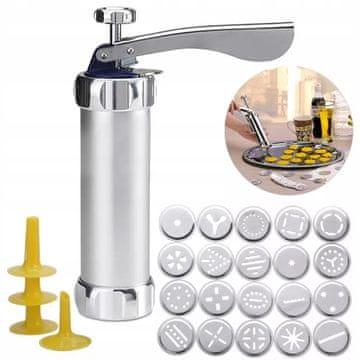 hurtnet Mješalica za tijesto od nehrđajućeg čelika za izradu kolačića 24 nastavka