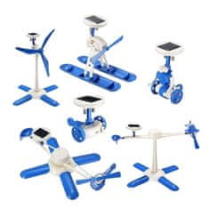 Lean-toys Edukativni solarni set 6 u 1 plavi