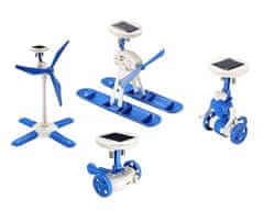 Lean-toys Edukativni solarni set 6 u 1 plavi