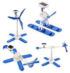 Lean-toys Edukativni solarni set 6 u 1 plavi