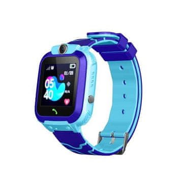 Netscroll Dječji pametni sat s GPS i LBS praćenjem, SOS gumb, sigurna zona, kamera, SIM kartica, pozivi i video pozivi, iOS i Android kompatibilan, KidsSmartWatch