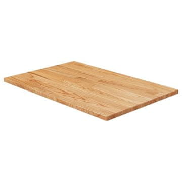 Vidaxl Kupaonska Radna Ploča Svijetlosmeđa 60x40x1,5 cm Masivno Drvo
