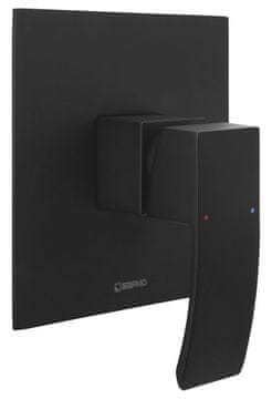 SAPHO GINKO podžbukna miješalica za tuš, 1 izlaz, crna mat