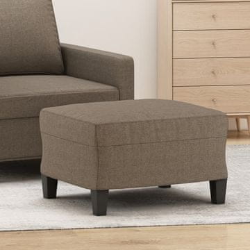 Vidaxl Tabure, taupe, 60x50x41 cm, presvučen tkaninom