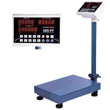 BE SKLOPIVNA PLATFORMSKA VAGA ZA SKLADIŠTA I TRGOVINE S LED ZASLONOM 100 KG