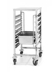 Hendi Kolica za prijevoz 7 x GN 1/1 posuda s radnom pločom - 810668