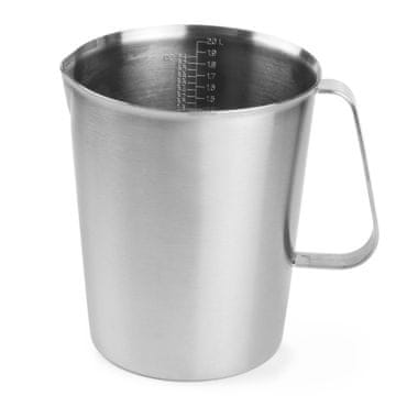 Hendi Kuhinjska mjerna posuda s vagom od nehrđajućeg čelika 2 l - 516300