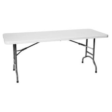 Hendi Sklopivi stol za catering, bijeli, 183x75cm, do 150kg - 810910