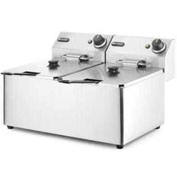 Hendi Dvostruka profesionalna friteza Kitchen Line 7kW 230V 2 x 8L - 205839