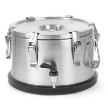 Hendi Čelična termosica s slavinom za transport hrane 10L - 710128