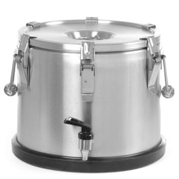 Hendi Čelična termosica s slavinom za transport hrane 15L - 710135