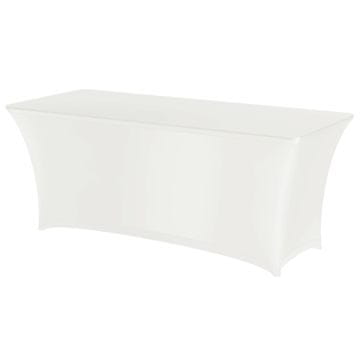Hendi Pravokutni stolnjak bez peglanja 183x76 cm Jersey tkanina bijela - 814420