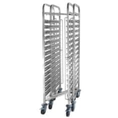 Hendi Čelična kolica za prijevoz GN 15 x GN1/1 posuda i pladnjeva