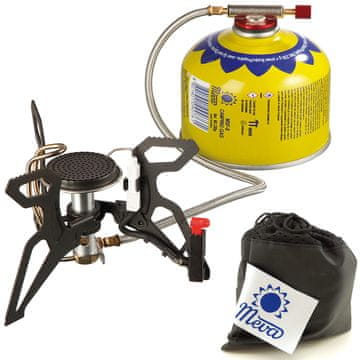 Meva Kamperski štednjak s plinskim grijačem i piezo upaljačem SPIDER PRO 3kW