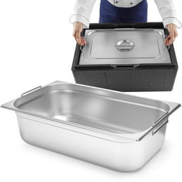 Hendi Gastronorm posuda GN 1/1 s uvlačivim ručkama 530x325x200mm 28L 817155