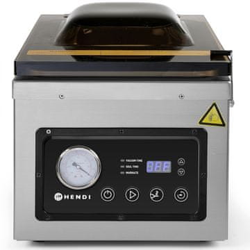 Hendi Komorni vakuumski pakirni stroj s uljnom pumpom 260 mm 1000 W PROFI LINE 260 201428