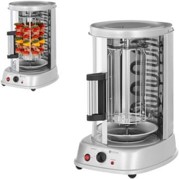Royal Catering MINI toster roštilj za kebab, giros, povrće vertikalni 3u1 1500W RCGV-1400