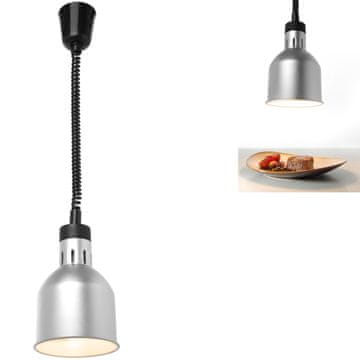 Hendi Lampa za zagrijavanje hrane - viseća cilindrična konusna srebrna 250W