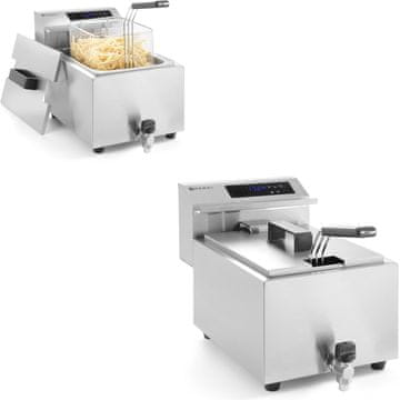 Hendi Mastercook digitalna panel friteza sa slavinom 8L 3500W