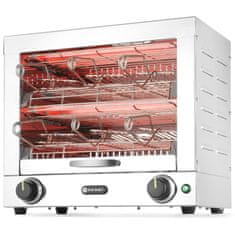 Kvarcni toster za sendviče sa 6 stezaljki 3000 W
