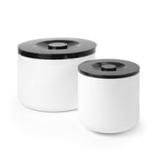 Bar Up Posuda za led bijela s crnim poklopcem 10L